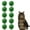 Green, variant on 10PCS Green Puff Ball Cat Toy, Large Glitter Sparkle Puff Ball Toy for Cats