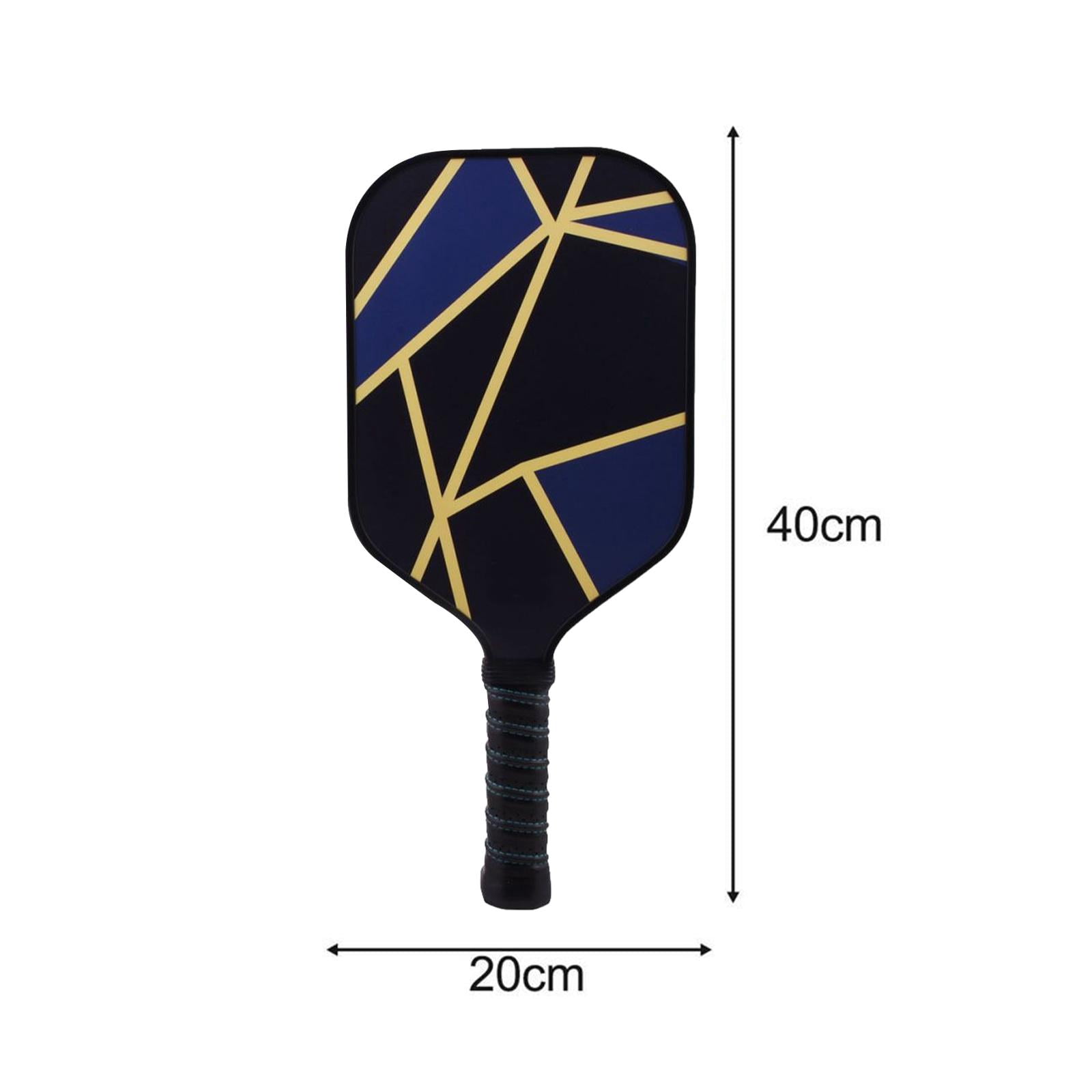harayaa 2x Glass Fiber Pickleball Paddles Set with Carrying Bag Pickleball Rackets for