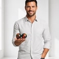 thumbnail image 4 of 2-Piece Baoding Health Balls Set - Hand Exercise Massage Balls for Stress Relief and Finger Strength Training, with Brocade Gift Box for Men and Women, 4 of 8