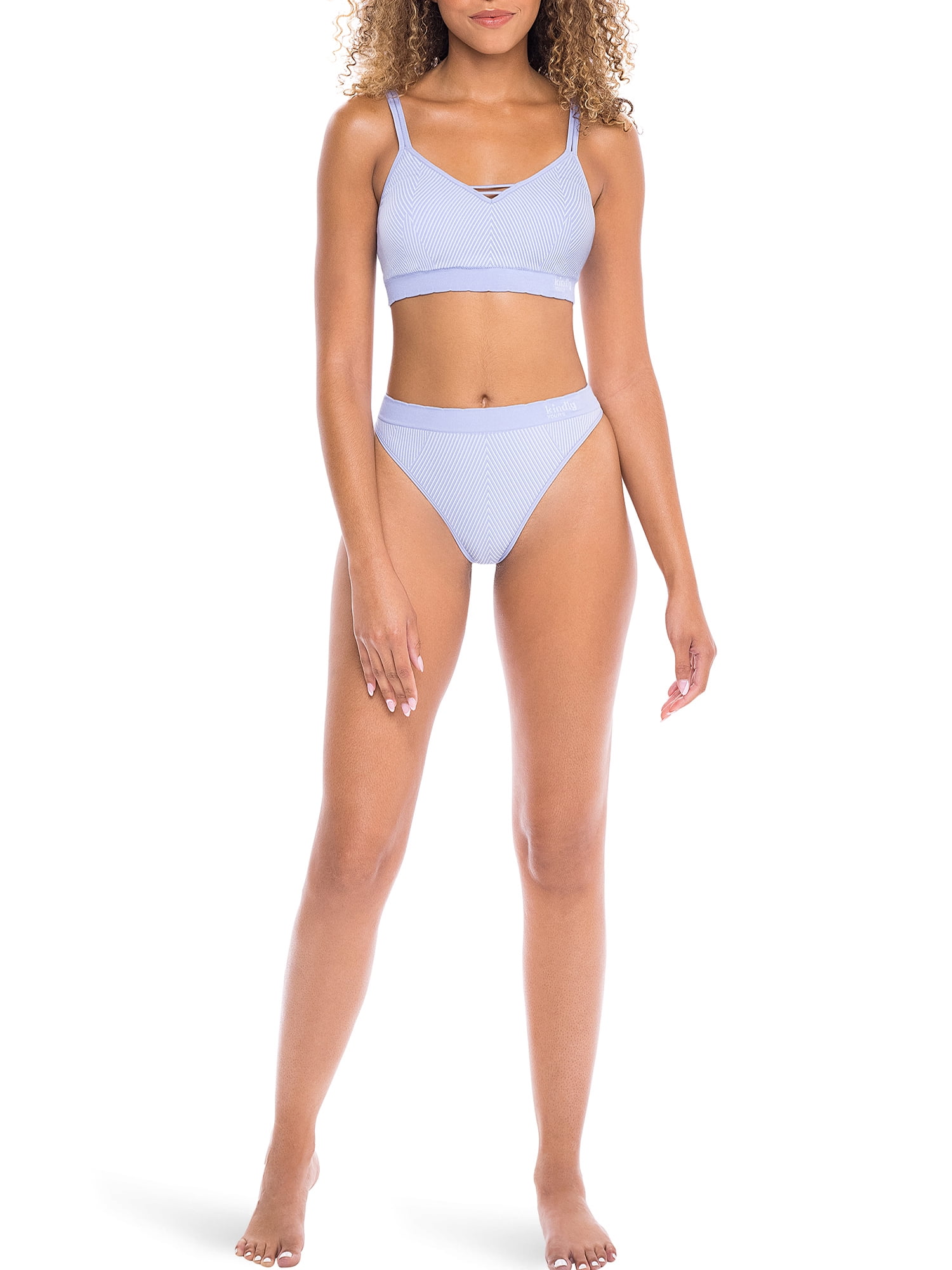 Kindly Yours Women's Seamless Pullover V-Neck Bralette, Sizes S-XXXL