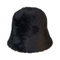 thumbnail image 4 of Gorro de piel de conejo para niños, otoño e invierno, gorro de pescador de felpa que combina con todo, estilo de cara que muestra el gorro de pescador pequeño, gorro de lavabo de estilo cálido,, 4 of 5