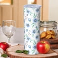 thumbnail image 2 of Pioneer Flower Floral Print Pattern 20oz Skinny Tumbler with Straw & Lid, Double Wall Vacuum Insulated Cup, Leak-Proof, Cup Holder Friendly, Hot 6H Cold 12H, 2 of 6