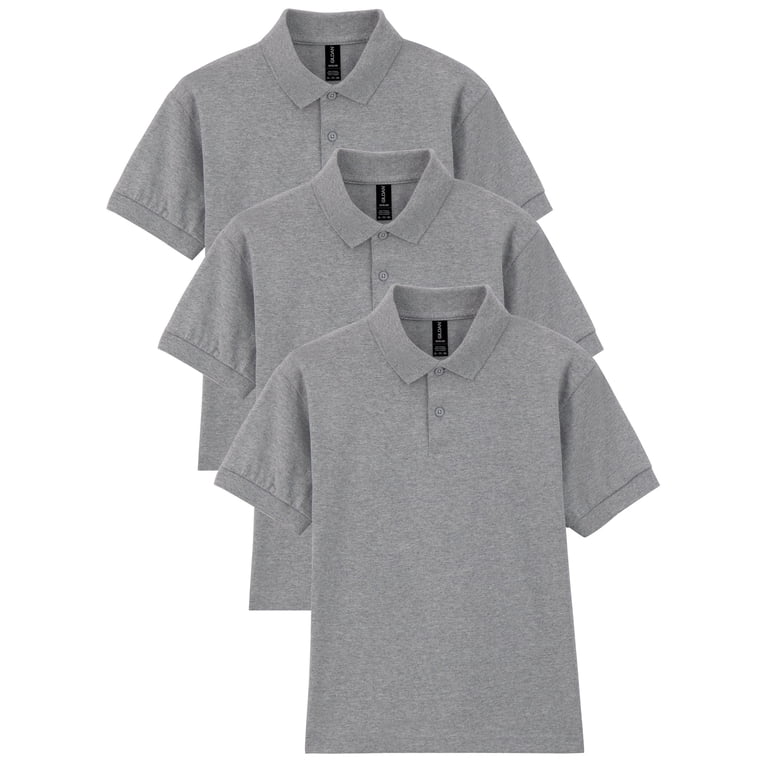 Gildan Youth DryBlend Polo Shirt 3-Pack photo 1