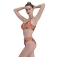 thumbnail image 6 of Picia Hedgehog Mushroom Women's High Waisted Bikini Scoop Neck Swimsuit Two Pieces Bathing Suit-XX-Large, 6 of 8
