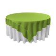thumbnail image 1 of LA Linen TCpop72x72-LimeP84 Nappe Carrée en Popeline de Polyester Chaux - 72 x 72 Po., 1 of 4