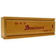 thumbnail image 4 of Hey! Play! 28PC Double Six Dominos Set for Family with Wooden Storage Case, 4 of 4