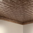 thumbnail image 4 of FASÄDE Traditional 10 Decorative Vinyl Glue Up Ceiling Panel in Bermuda Bronze (12X12 Inch Sample), 4 of 6
