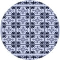 thumbnail image 1 of Ahgly Company Tapis Rond Lavable en Machine Intérieur Transitionnel Lilas Pâle Violet, 3 Pieds Rond, 1 of 7