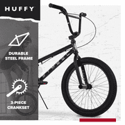 Huffy 20” Symbol BMX Freestyle Bike, Fits Riders 44”, Navy, Kids/Teen, Unisex
