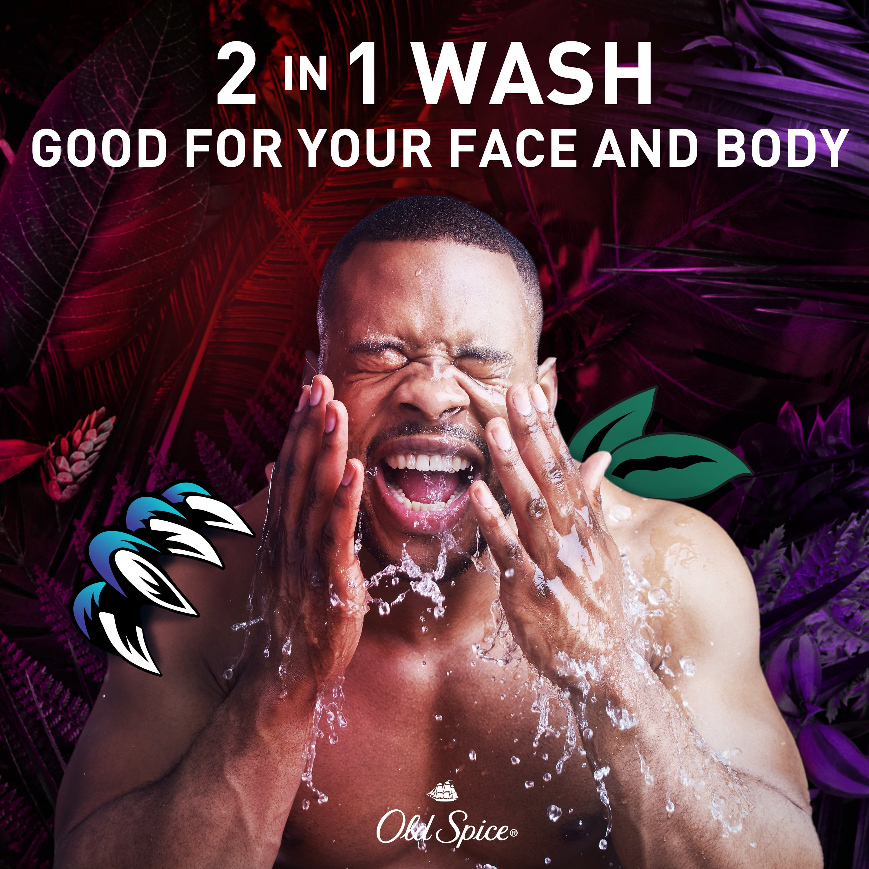 (4 pack) Old Spice Body Wash for Men, NightPanther, Long Lasting Lather, for All Skin Types, 30 fl oz