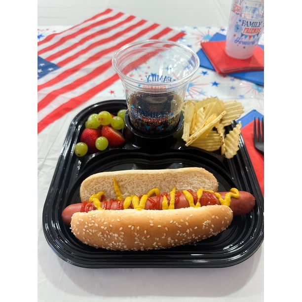 GreatPlate Original All-in-One Disposable Plates, 10