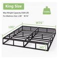 5 Inch Metal King Box Spring Basics Smart Bed Base Mattress Foundation