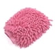 thumbnail image 1 of Microfibra fucsia Chenilla para lavado de ventanas de coche Guante de limpieza Duster, 1 of 1