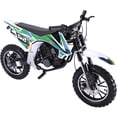thumbnail image 6 of MotoTec Warrior 52cc 2-Stroke Kids Gas Dirt Bike Green, 6 of 6