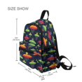 thumbnail image 3 of FORMRS Kids School Backpack with Front Zippered Pocket 12" Student Travel Daypack, Colorful Space Cat, 3 of 6