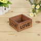 thumbnail image 1 of Maceta de madera natural rústica para plantas suculentas, macetero para jardín Likrtyny 1na1eq6kd8zd1wf1, 1 of 6