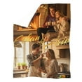 thumbnail image 1 of Ireezec Custom Photo Blanket Personalized Fleece Throw with Pictures for Family Christmas Gifts Warm Soft Bedding Decor for Couples Adults Home Use, 1 of 9