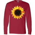 thumbnail image 3 of Inktastic Summer Sunflower Long Sleeve T-Shirt, 3 of 5