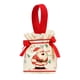 thumbnail image 2 of Bolsa de lona para dulces navideños, manzanas para la fiesta de Nochebuena, bolso con cordón, bolsa de regalo navideña, 2 of 5