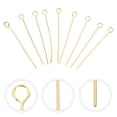 thumbnail image 4 of 100Pcs Eye Pins Jewelry Making Pin Heads Eye Jewelry Head Pins for DIY Jewelry Making, 4 of 9