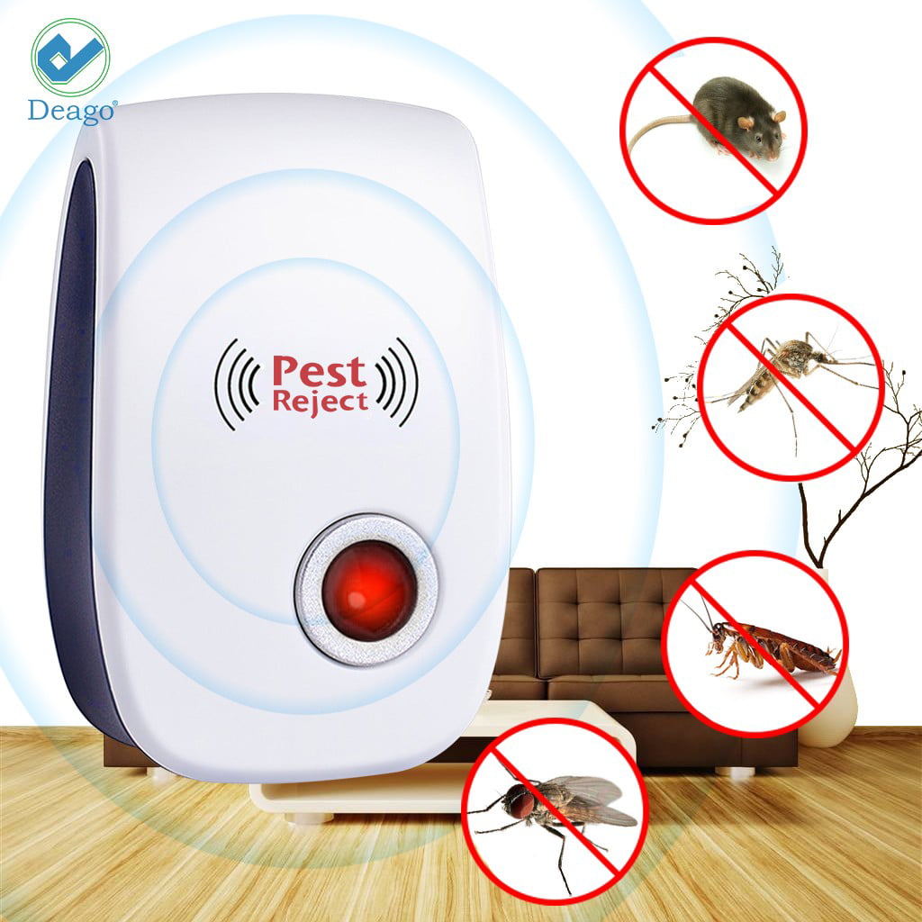 Ultrasonic Pest Repeller Plug in Pest Reject Spider and etc Electric Pest Control for Bed Bugs Rat 6 Pack Cockroach Flea Ant 