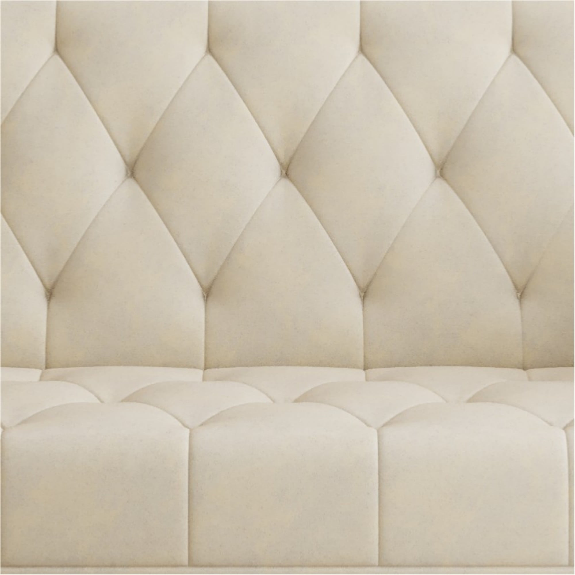 Jopath Velvet Futon Sofa Bed,Convertible Sleeper Couchwith Adjustable Backres & 2 Pillows for Small Spaces,Living Room,Beige02