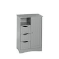 thumbnail image 3 of RiverRidge Ashland 1-Door Bathroom Storage Cabinet, Multi-Storage Laundry Shelf - Gray, 3 of 10