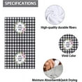 thumbnail image 6 of Buffalo Plaid Flowers Kitchen Dish Towels, 18 x 26 Inch Blessed Sweet Home Spring Summer Floral Tea Towels Dish Cloth for Cooking Baking Set of 2, 6 of 6
