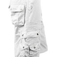 thumbnail image 5 of Ma Croix Mens Premium Utility Loose Fit Twill Cotton Multi Pocket Cargo Shorts Outdoor Wear, 5 of 6