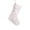 Silver, variant on XHKUYI White Christmas Stocking Hanging Ornament 19.3 inch, Plush Faux Fur Xmas Stocking with Silver Snowflake Sequin, Glitter Stocking Ornament for Christmas Tree Wall Fireplace Home Decor