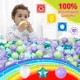 thumbnail image 3 of Pelotas para piscinas STARBOLO Star, 100 unidades, bolas oceánicas para niños pequeños, 3 of 9