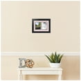 thumbnail image 2 of ArtToFrames Collage Photo Picture Frame with 2 - 3.5x5" Openings, Framed in Black with Hollyhock and Black Mats (CDM-3926-44), 2 of 8