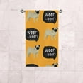 thumbnail image 6 of GZHJMY Fingertip Hand Towels, 2 Pack Pcs Pug Dog Absorbent Face Bath Towels for Bathroom Kitchen, 30"x15", 6 of 6