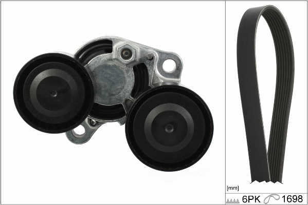 INA US FB02061K Accessory Drive Belt Kit