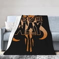 thumbnail image 1 of The Mandalorian Flannel Blankets Cozy Warm Throws for Couch Sofa Bed, 1 of 8