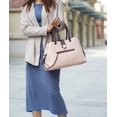 thumbnail image 2 of MKF Collection Edith Vegan Leather Women's Tote Bag & Wallet 2 pcs, Functional Shoulder Purse Handbag by Mia K - Beige, 2 of 11