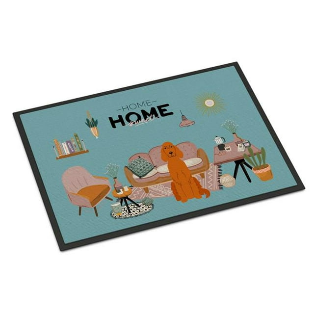 Carolines Treasures CK7909JMAT Tapis d'Intérieur Ou d'Extérieur Irish Setter Sweet Home