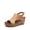 TAN, variant on womens wedge heel summer sandals