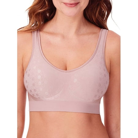 

Bali Comfort Revolution® ComfortFlex Fit® Shaping Wirefree Bra Evening Blush Dot 2XL Women s