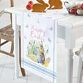 thumbnail image 3 of Easter Egg Bunny Flower Butterfly Rabbit Stripe Table Runner Wedding Party Decorations for Home Gift Favor Placemat Tablecloth, 3 of 5