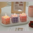 thumbnail image 5 of Luxury handmade soy Bubble candle, Pink (Blue wind chime scent), 5 of 5