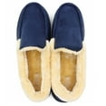 thumbnail image 5 of VENTANA Men's Shoes Moccasin House Slippers | Faux Fur Lined House Shoes Comfy Bedroom Mens Slippers | Fuzzy Breathable Warm Cozy Slip On Slippers Indoor Outdoor, 5 of 6