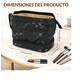 thumbnail image 2 of Bolsa De Maquillaje Grande Cosmetiquera De Viaje Doble Capa Xtellar cafe, 2 of 3