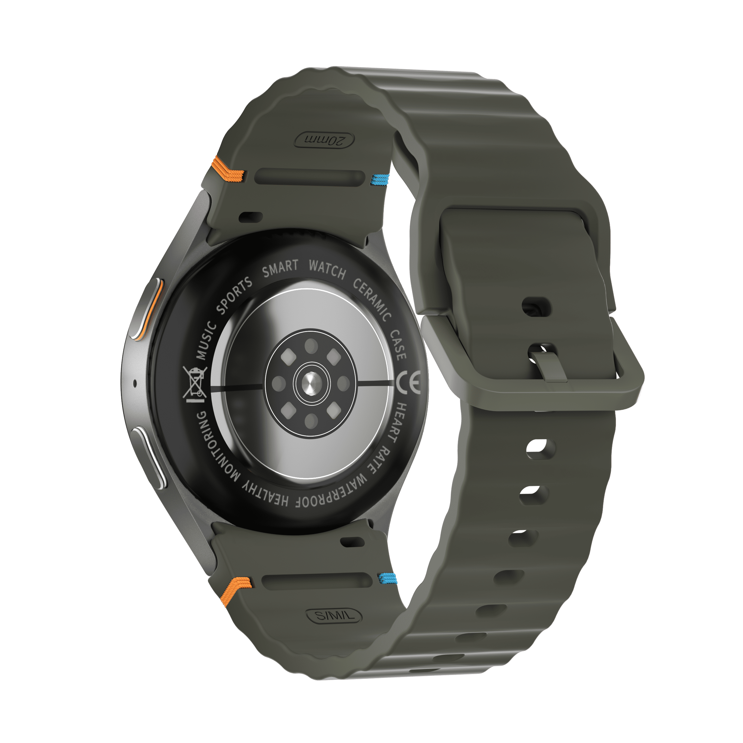 E EYAFA Smart Watch JS Watch7 Mini Bluetooth Call Sports Watch with 1.3 inch AMOLED Screen for Men and Women