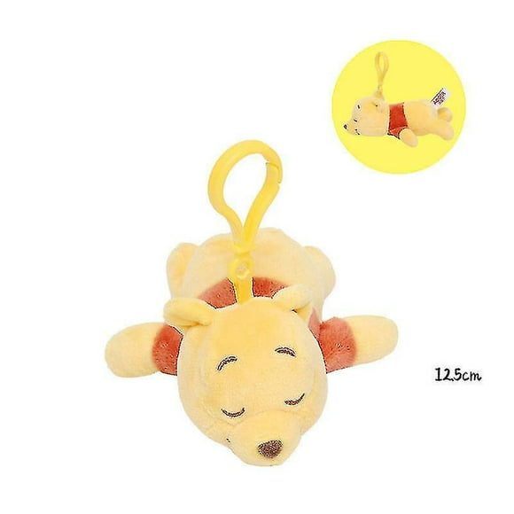 Pooh Bear Plush Pendant Doll With Ring Small Stuffed Winnie Plushies Cute Hanging