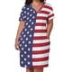 thumbnail image 2 of Vestido con bandera de Estados Unidos para mujer, elegante vestido con bolsillo, elegante vestido, hermoso vestido., 2 of 6