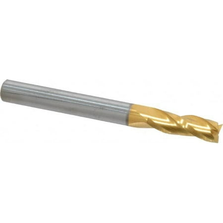 

Hertel 1/4 3/4 LOC 1/4 Shank Diam 2-1/2 OAL 3 Flute Solid Carbide Square End Mill Single End TiN Finish Spiral Flute 30° Helix Centercutting Right Hand Cut