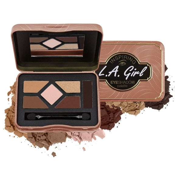 L.A. Girl Inspiring Eyeshadow Palette, 3 Ounce (Pack of 1), Naturally Beautiful GES335