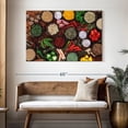 thumbnail image 3 of Elephant Stock Fresh Spices Wall Art - Horizontal Canvas Wall Art - Kitchen Wall Decor - Food And Drink Canvas - Red And Brown Decor - 48" x 32", 3 of 8