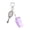 Purple, variant on Dense Conceit Glass Key Hoop Highlighting Detachable Comb And Against Loss Charm For Outdoor Tasks